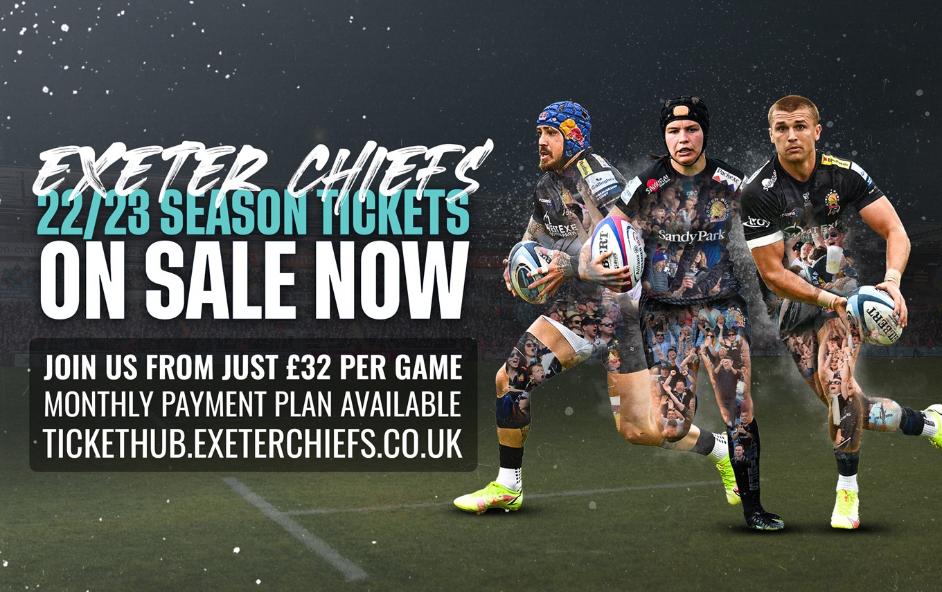 Exeter Chiefs Season Tickets 23/24