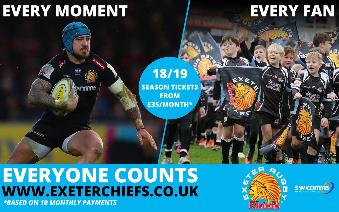 Exeter Chiefs Season Tickets 23/24