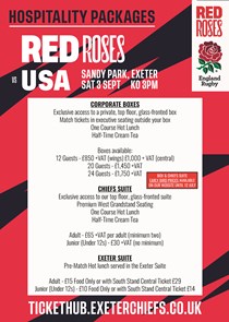 Red Roses Hospitality at Sandy Park