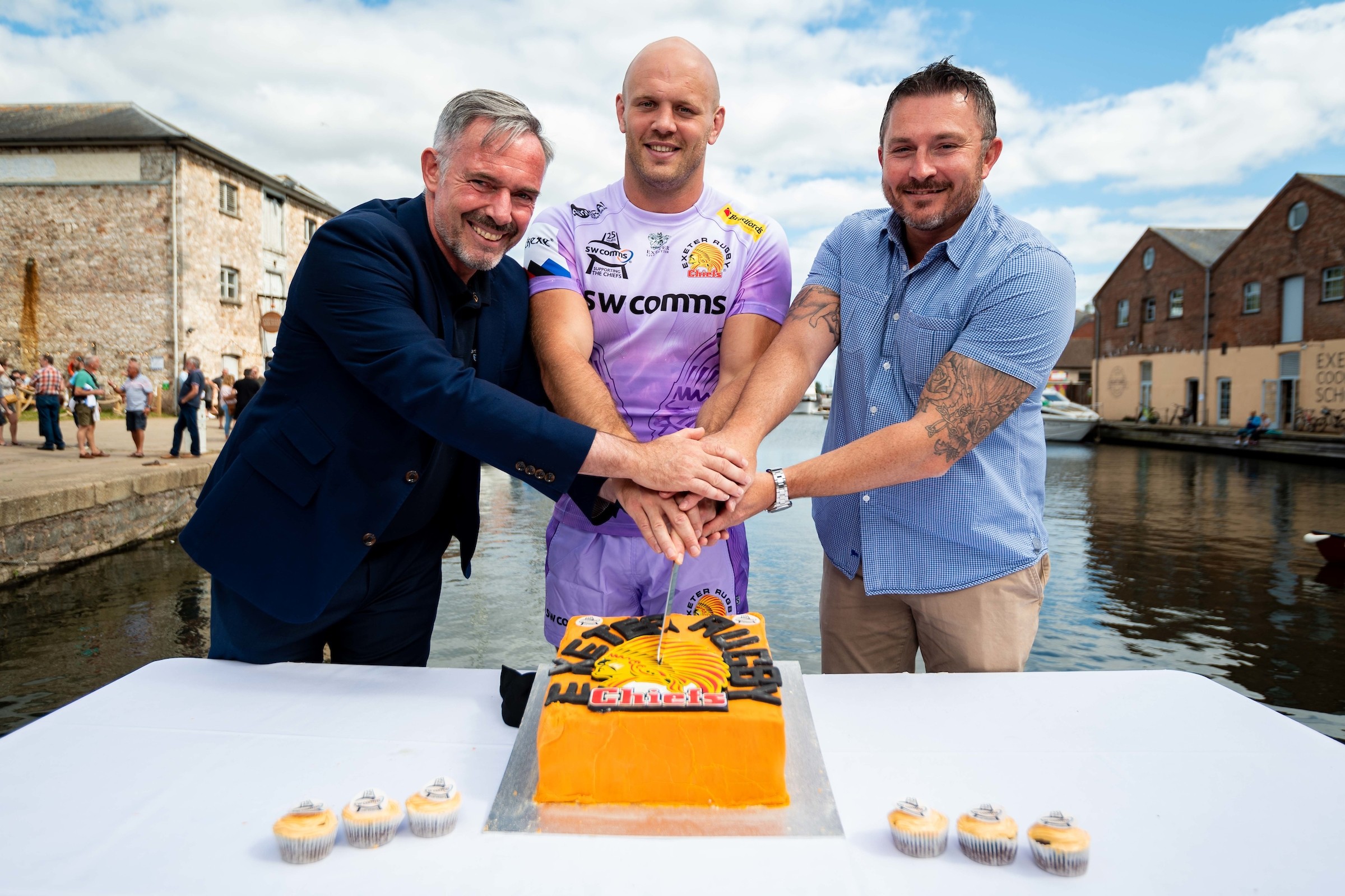 In the pink: Exeter Chiefs unveil their new kit